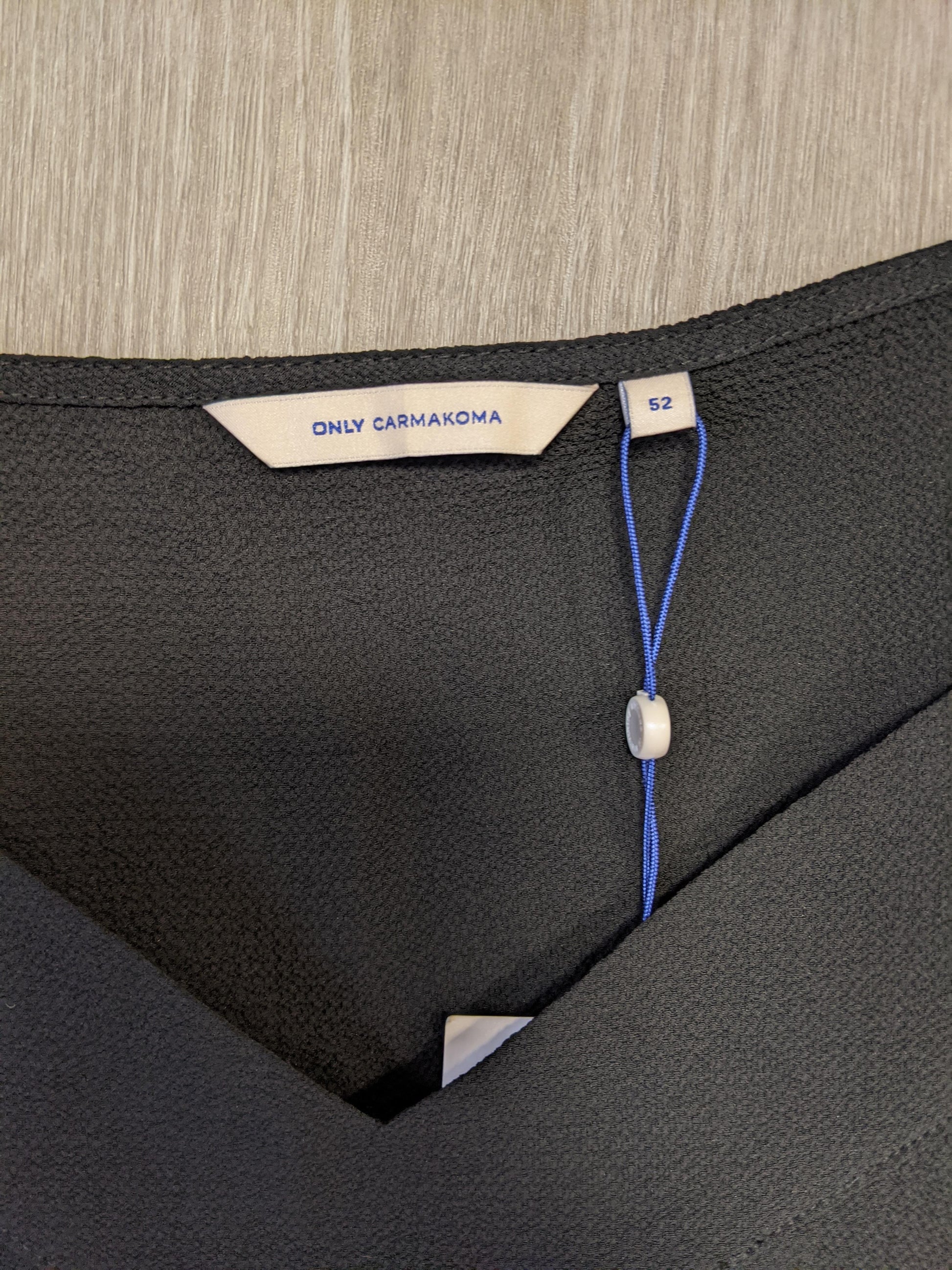Close-up of camisole tag