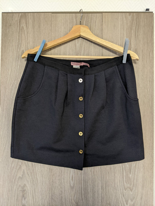 Black Juicy Couture skirt front view