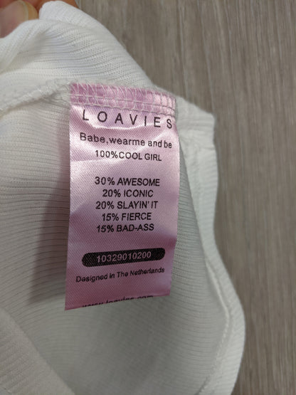 Care label of Loavies tank top