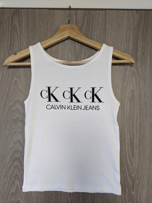Front view of the Calvin Klein tank top