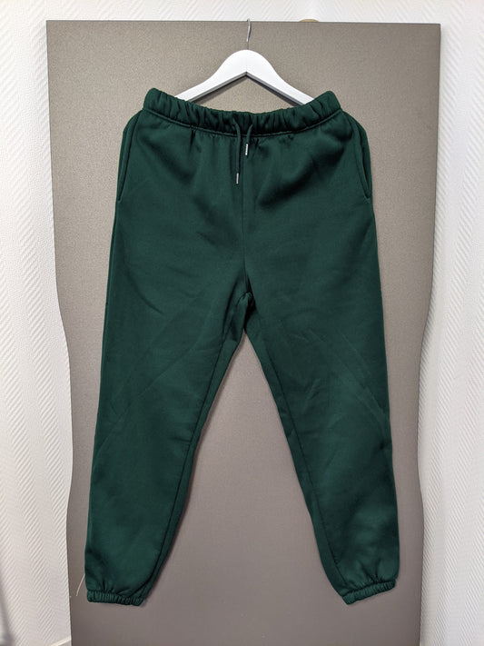 Front view of green sweatpants