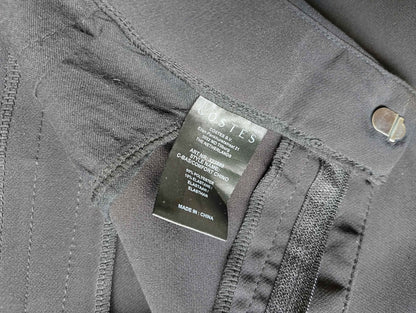 Label showing details of Costes black chinos