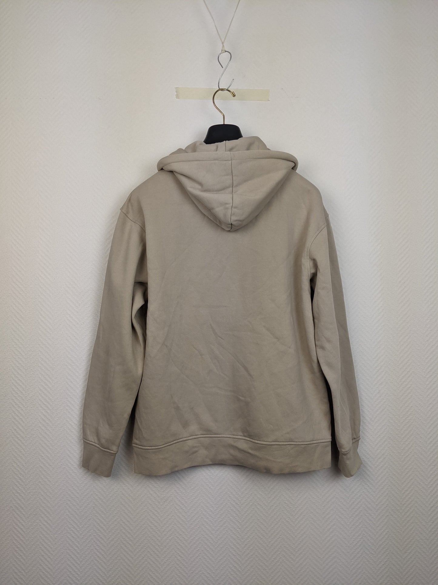Back view of Jack & Jones beige hoodie