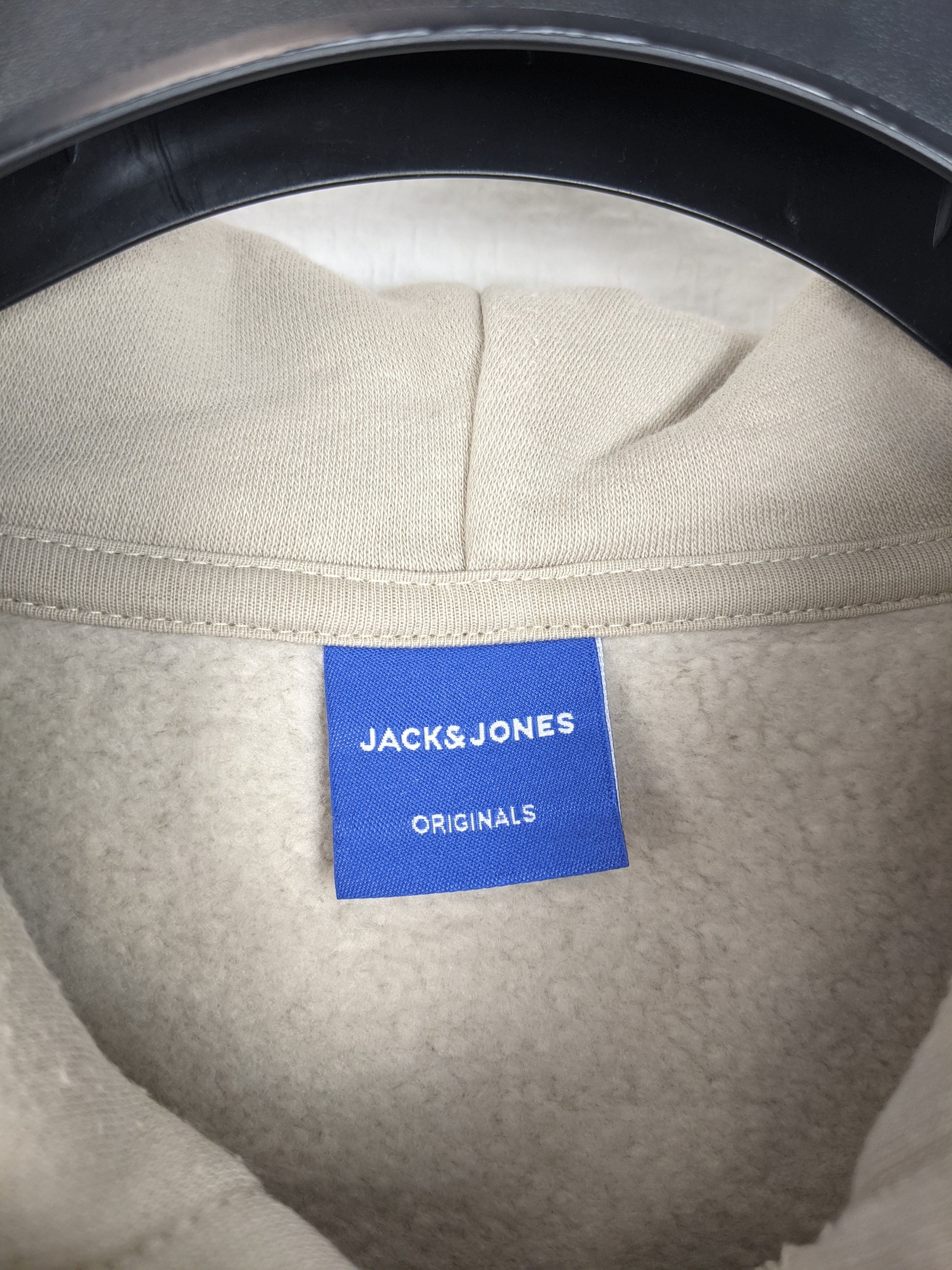 Close-up of Jack & Jones brand label