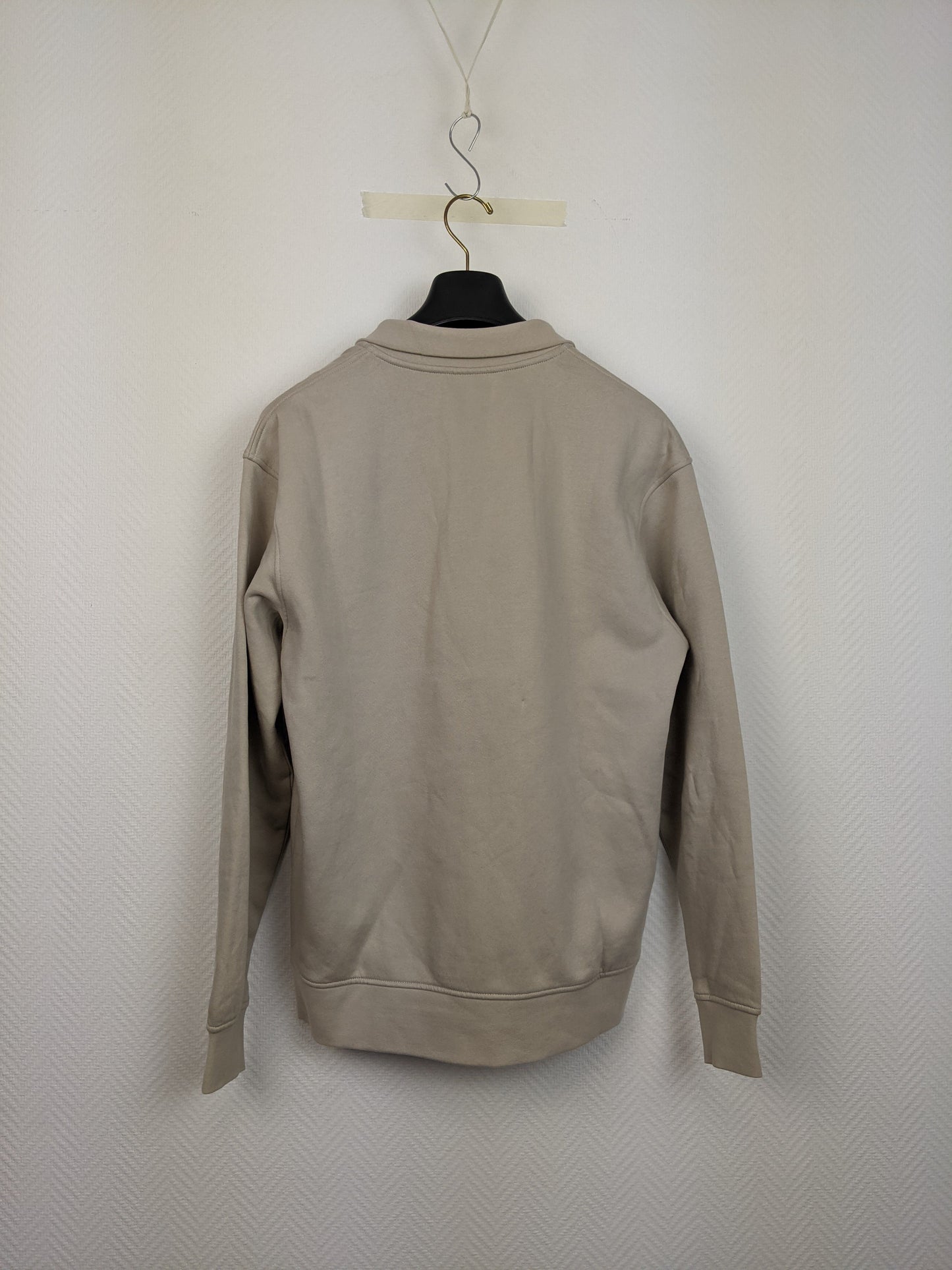 Back view of Jack & Jones beige sweatshirt