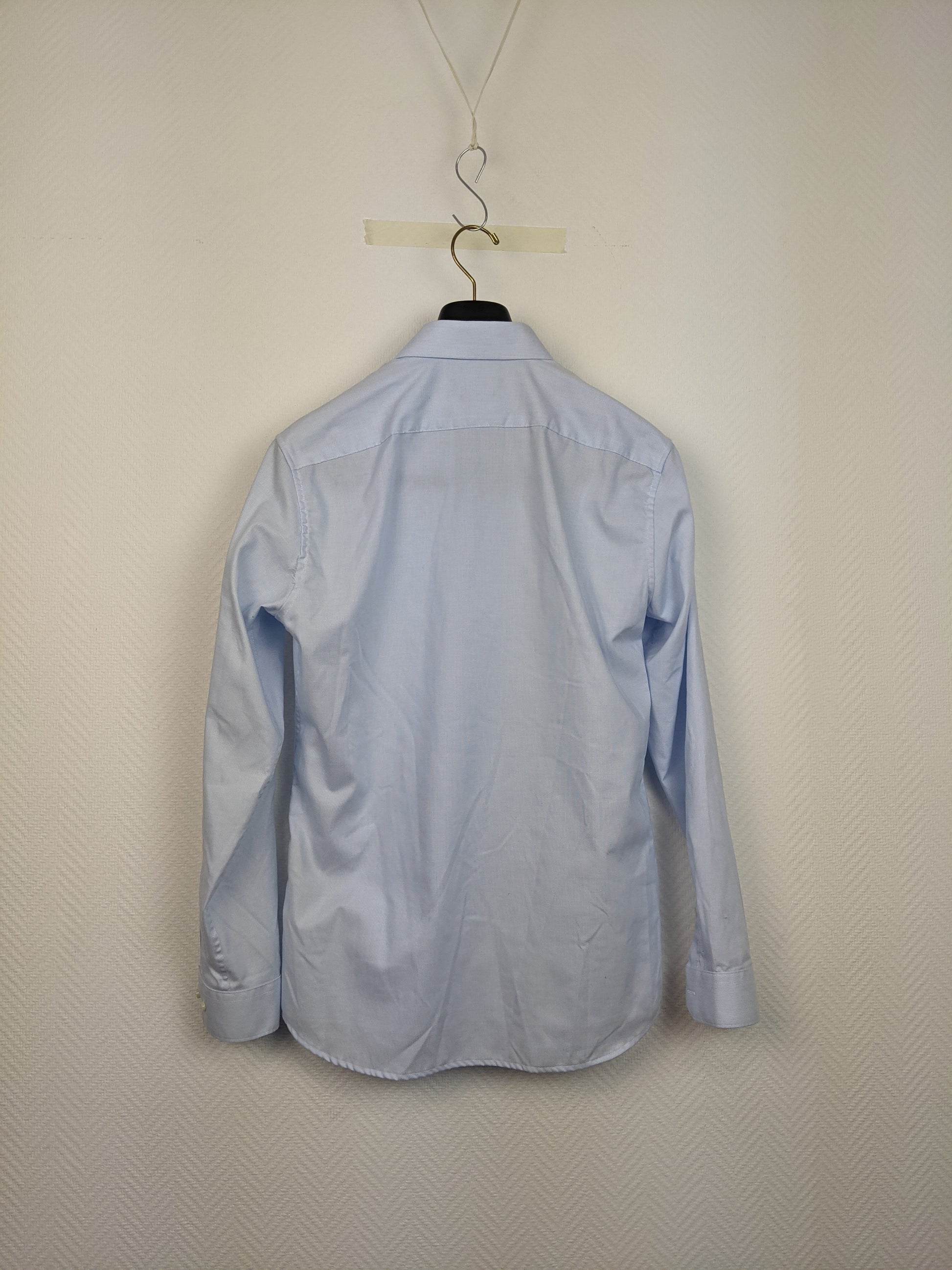 Back view of Jack & Jones light blue shirt