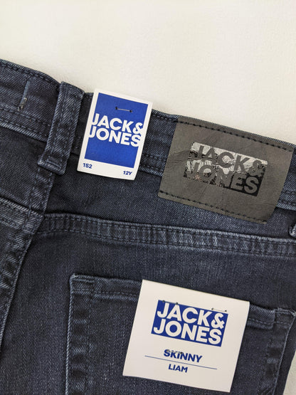 Close-up of Jack & Jones jeans tag