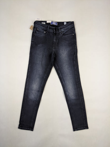 Front view of Jack & Jones dark wash skinny jeans