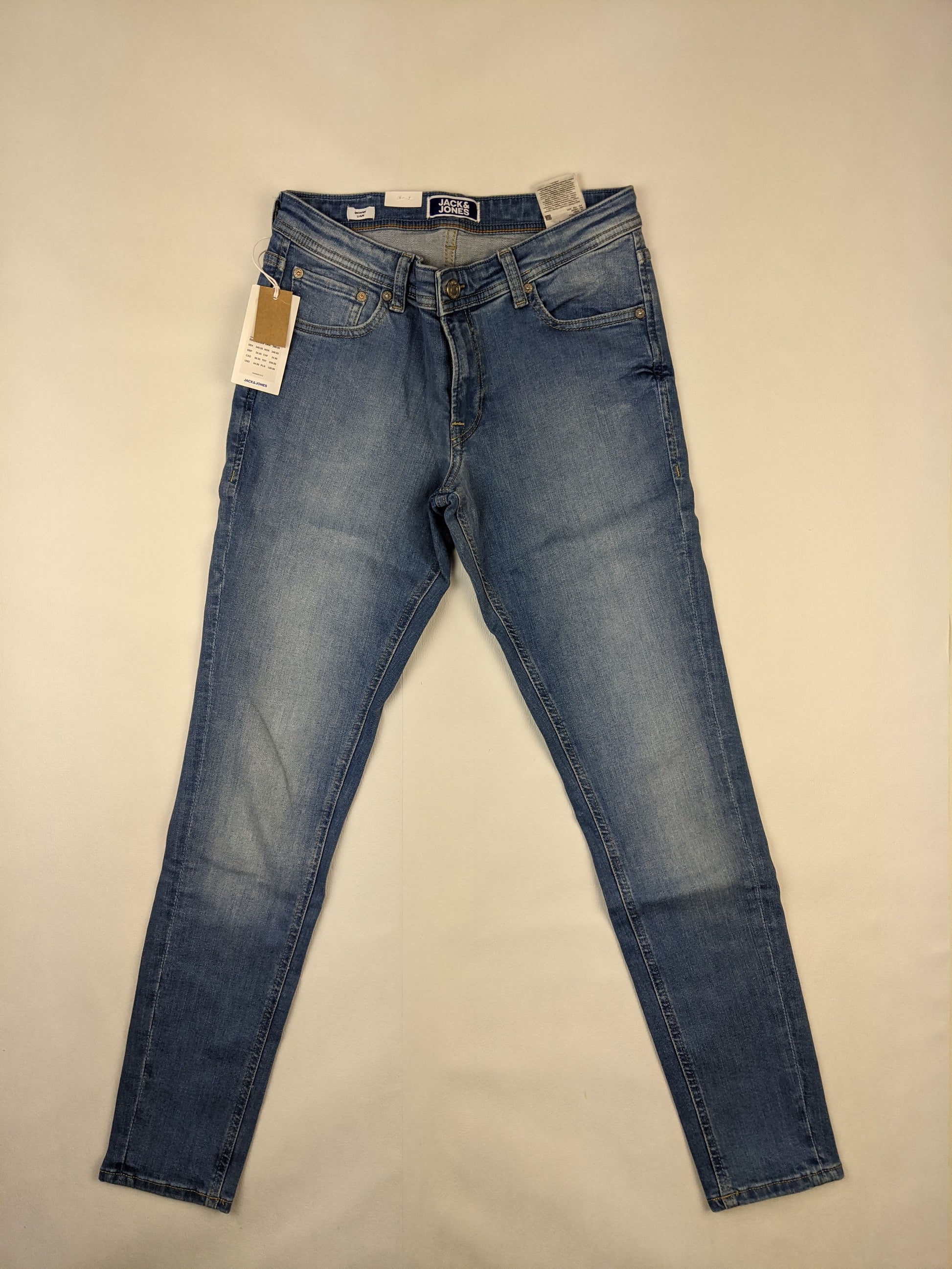 Front view of Jack & Jones Liam Skinny Jeans