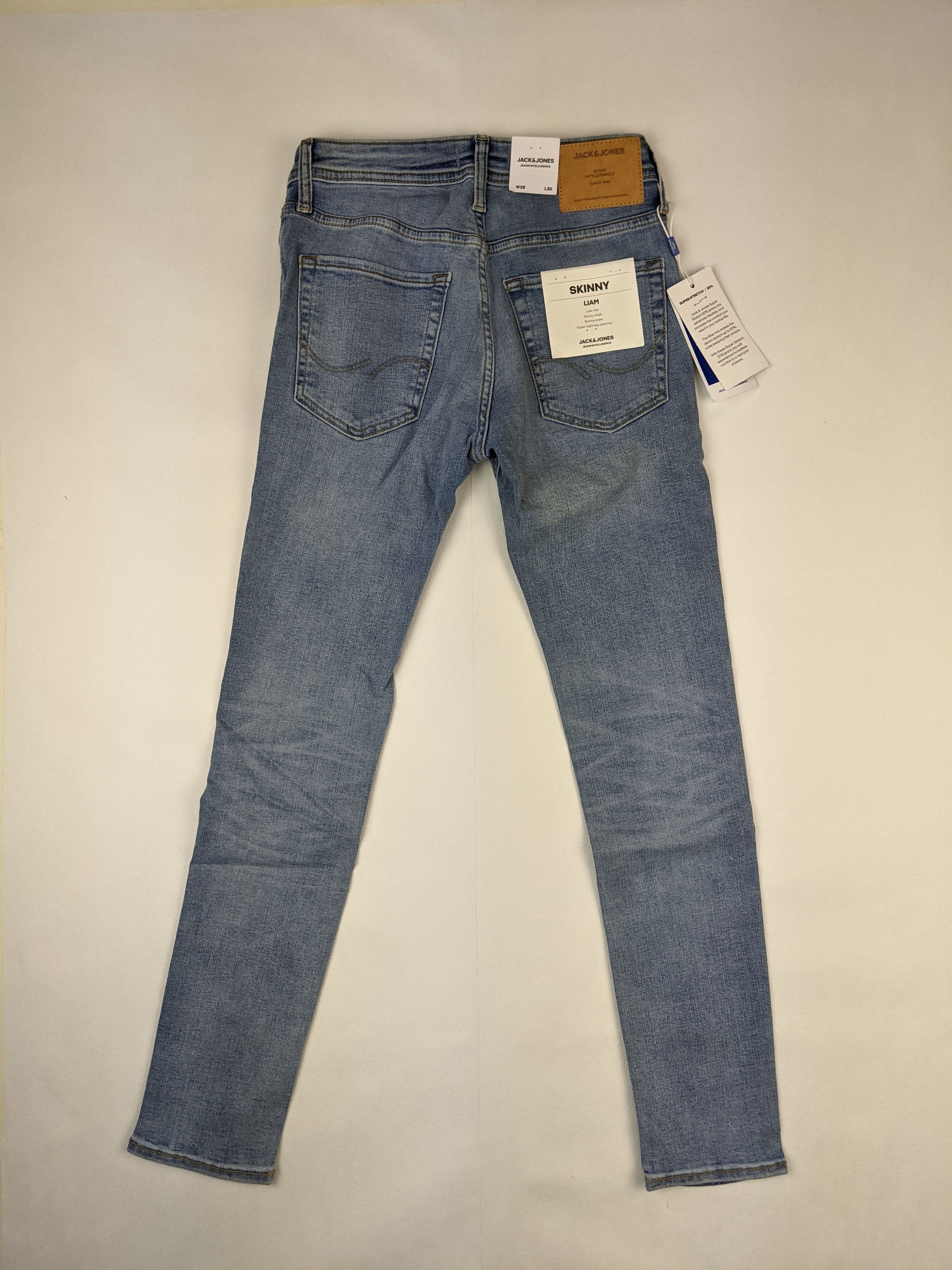 Back view of Jack & Jones skinny jeans