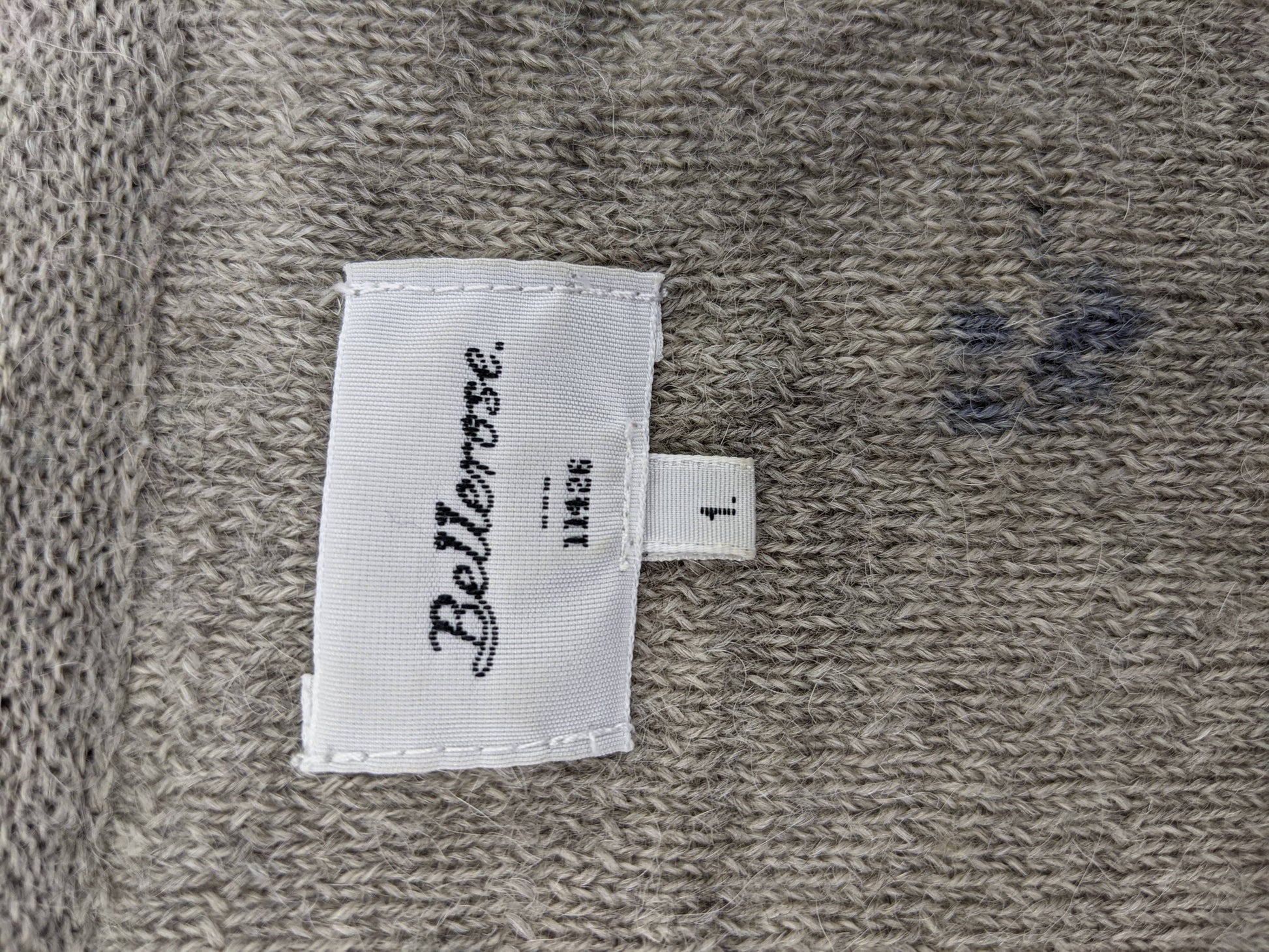 Bellerose label on cardigan