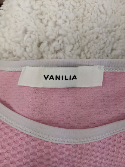 Close-up of Vanilia label