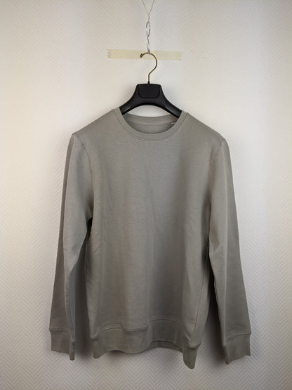 Front view of grey Stanley/Stella sweatshirt