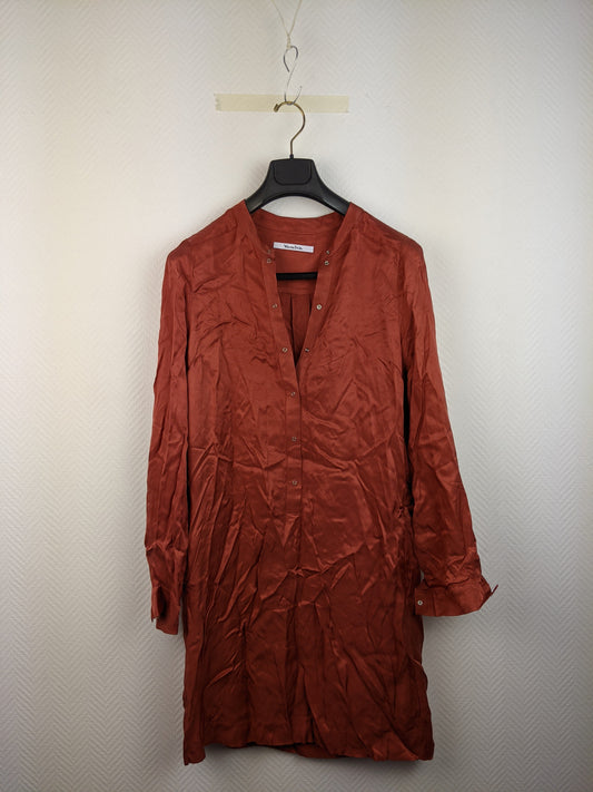 Front view of Vanilia intense blush tunic dress
