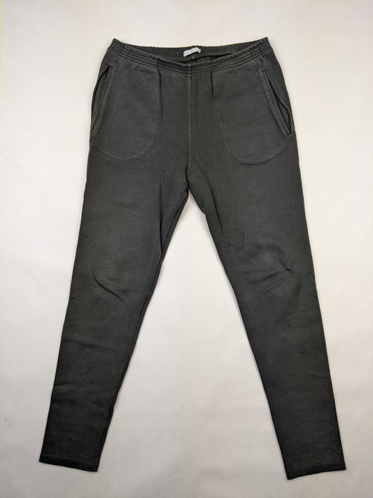 Front view of black jogger pants