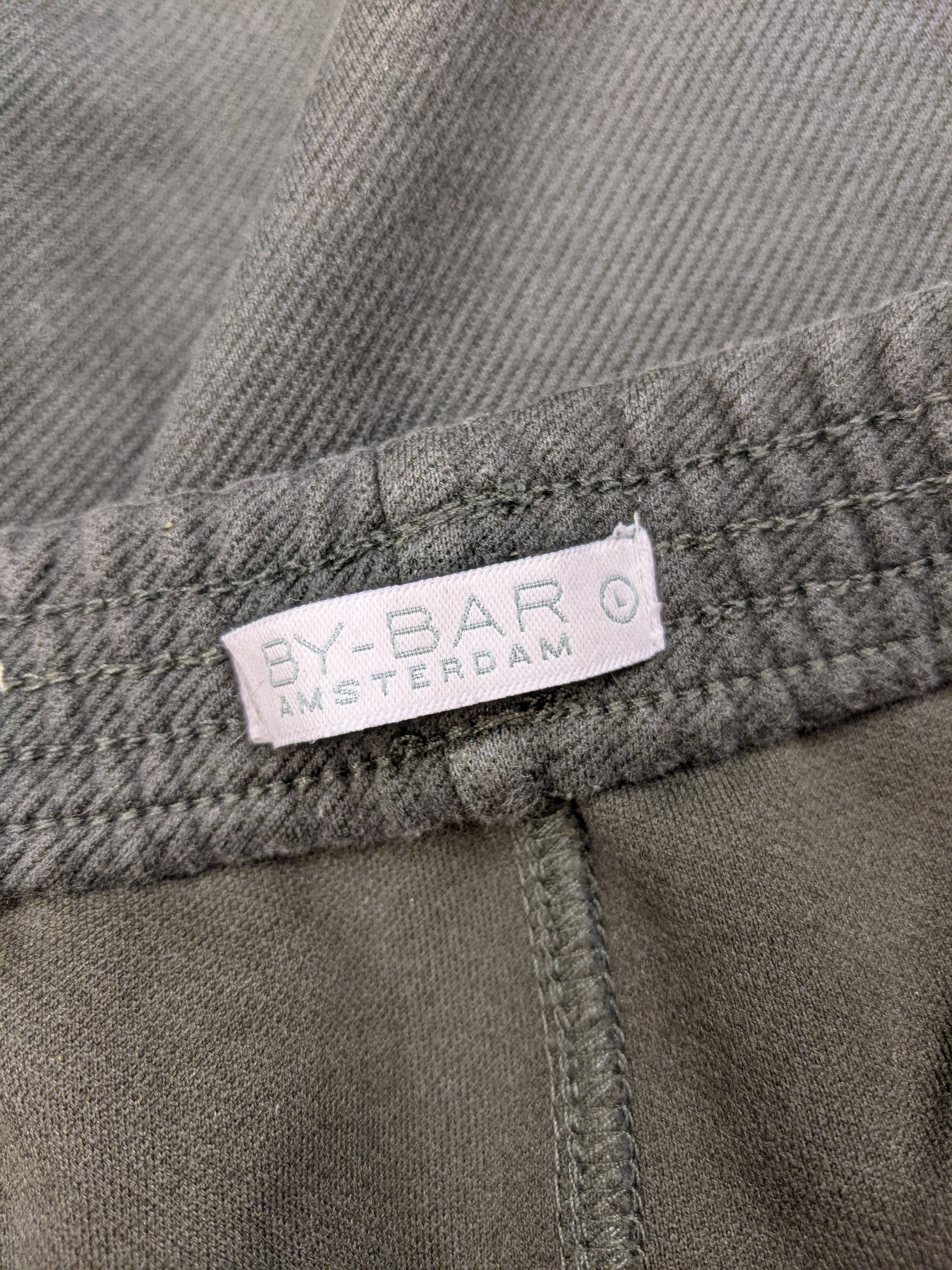 Close-up of By-Bar Amsterdam label