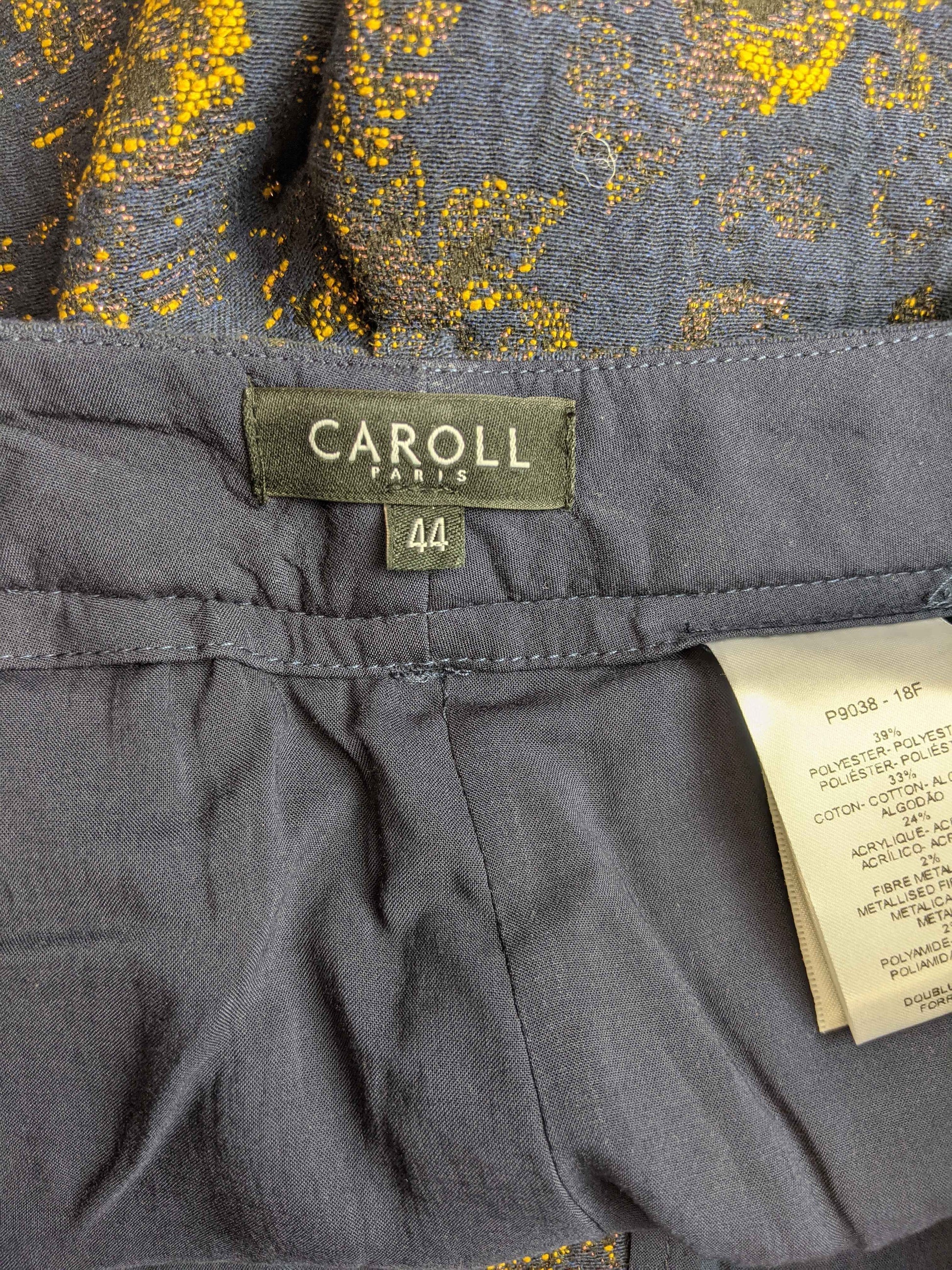 Caroll Paris trousers label and size details