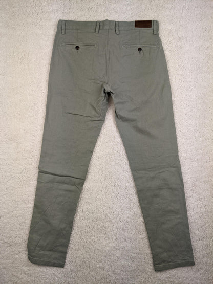 Back view of Jack & Jones green pants