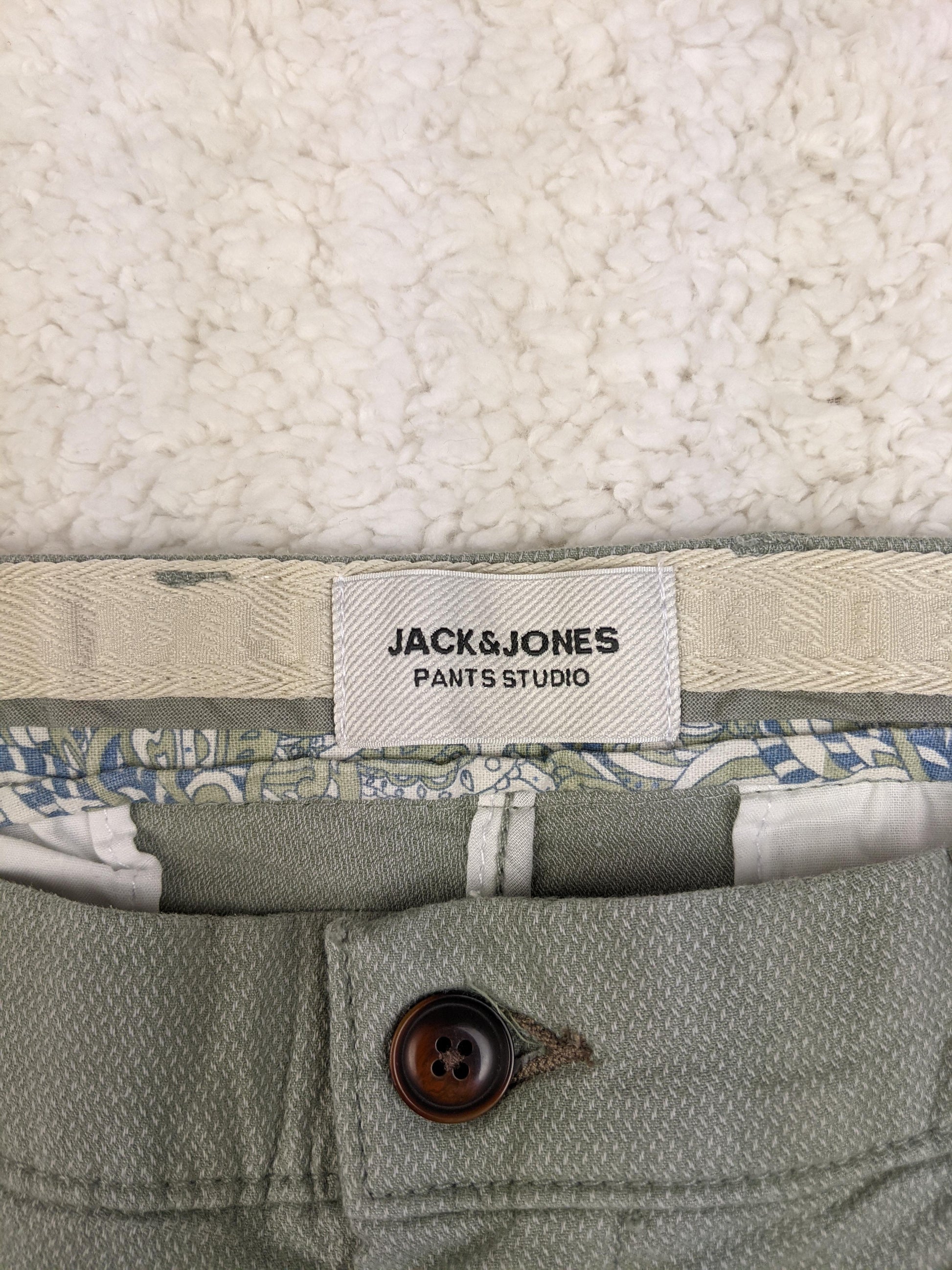 Close-up of Jack & Jones label