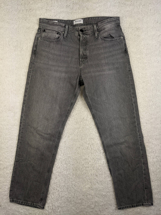 Front view of Jack & Jones grey jeans