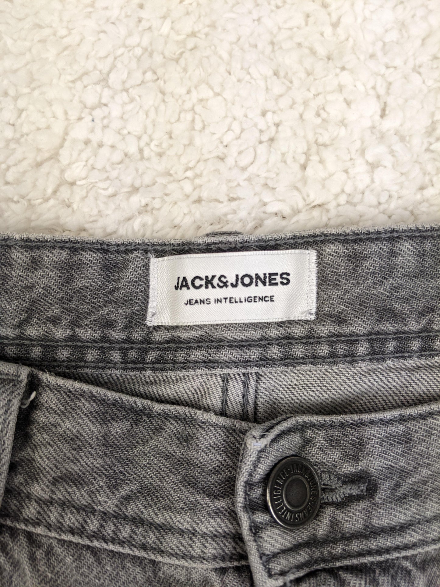 Close-up of Jack & Jones label