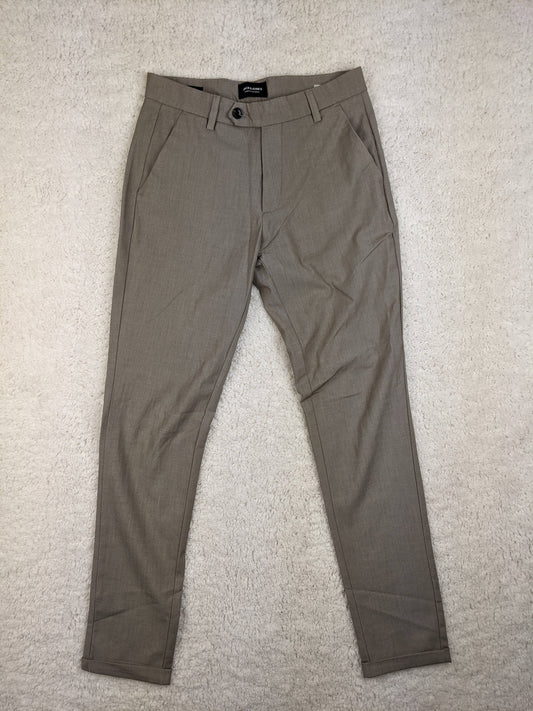 Front view of Jack & Jones grey trousers