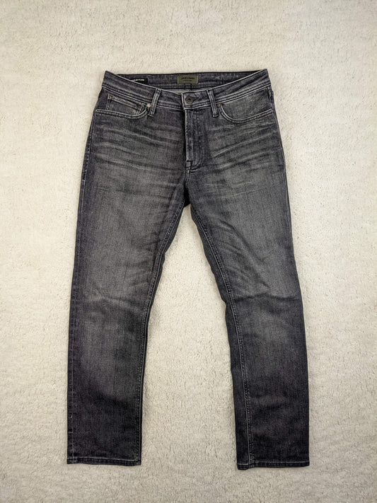 Front view of grey Jack & Jones jeans