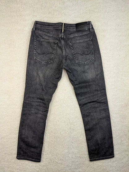 Back view of grey Jack & Jones jeans