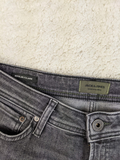 Close-up of Jack & Jones jeans label