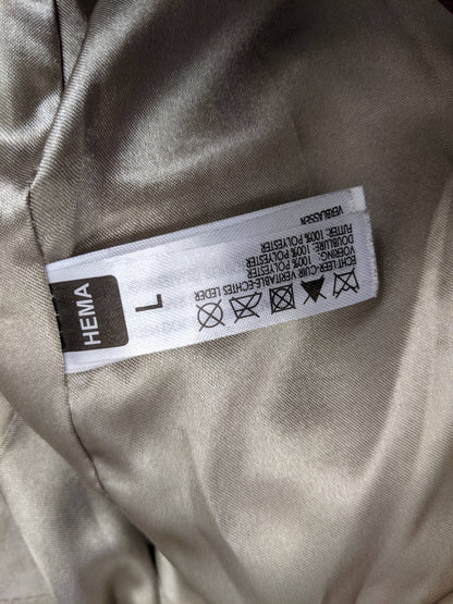 Fabric care label inside Hema jacket