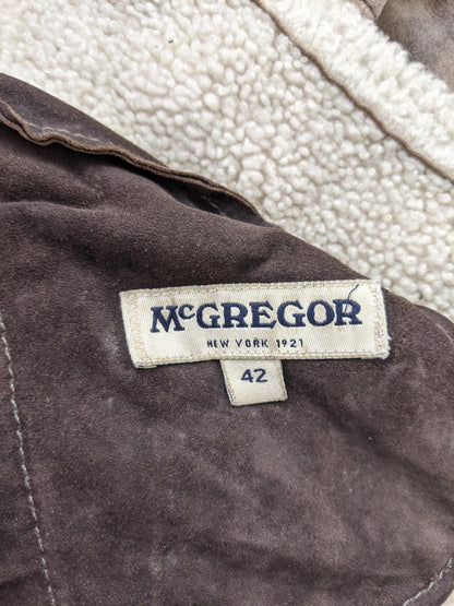 Close-up of McGregor label