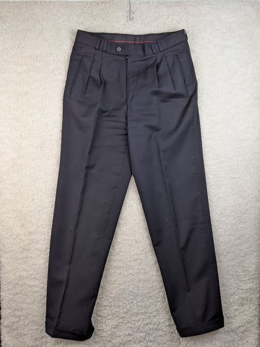 Black formal pants front view