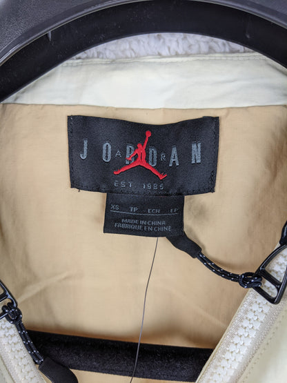 Label showing 'Jordan' branding and size XS