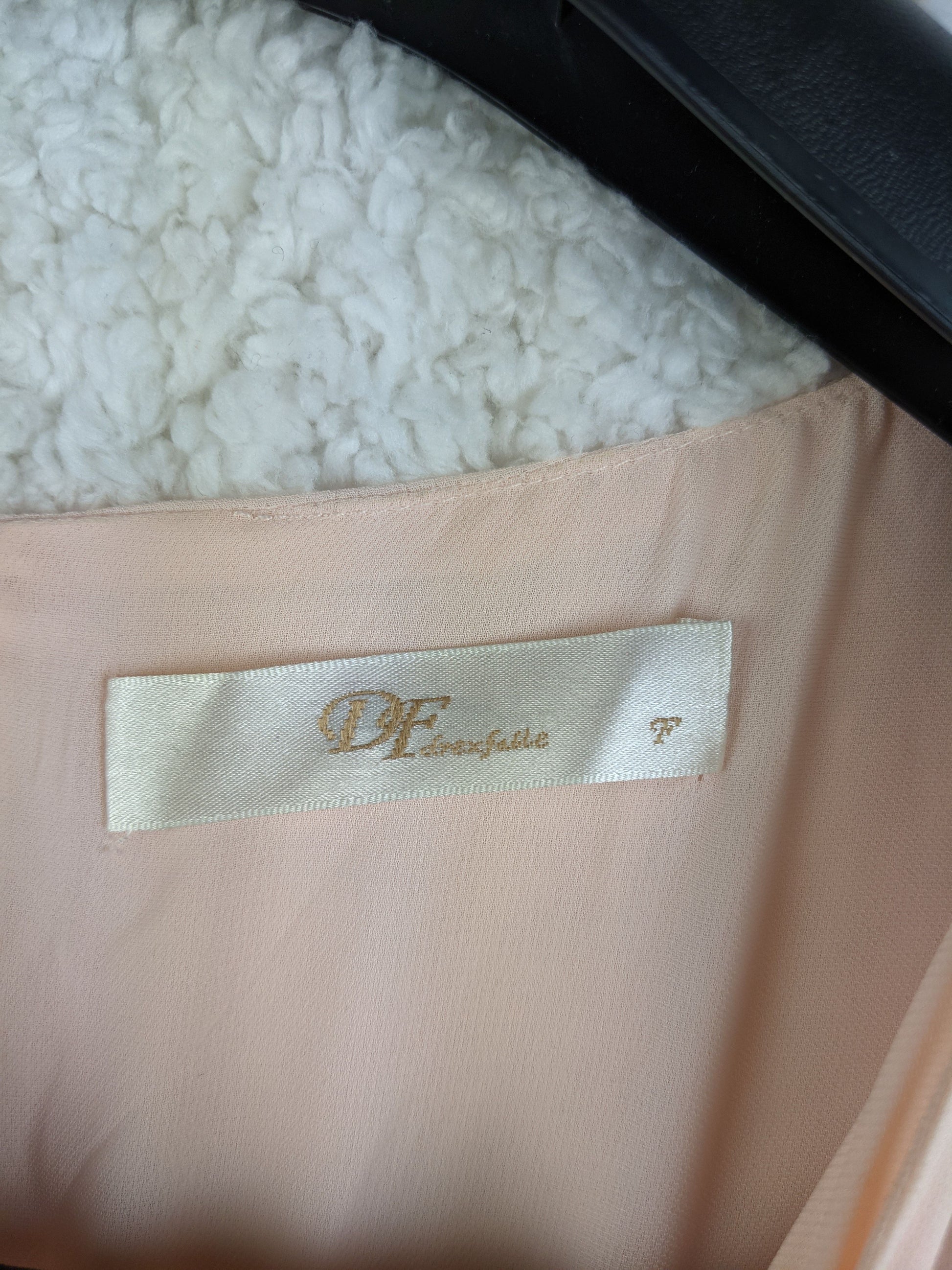 Close-up of DF Fairytale label