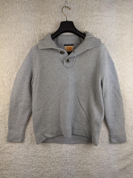 Boss Orange grey knit sweater