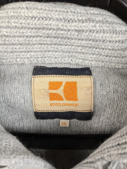 Boss Orange grey knit sweater