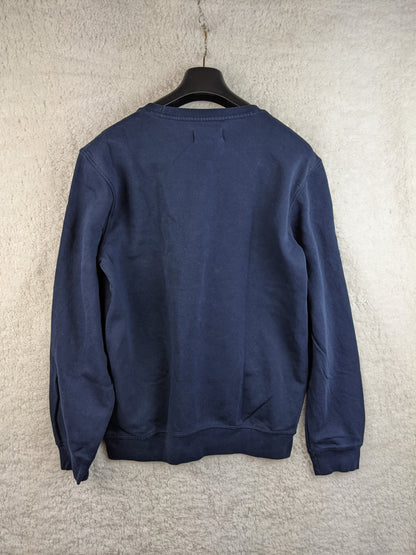 Back view of Pier One navy blue sweatshirt
