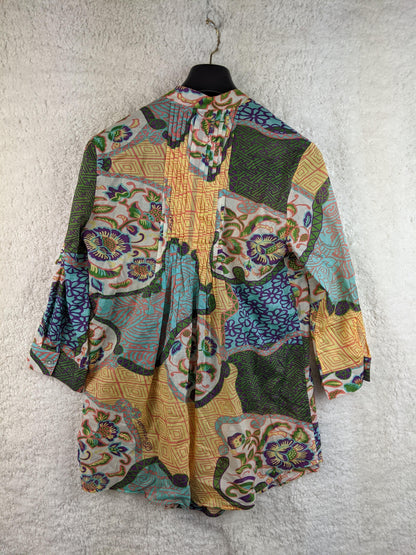 Back view of Fornarina multicolor bohemian blouse