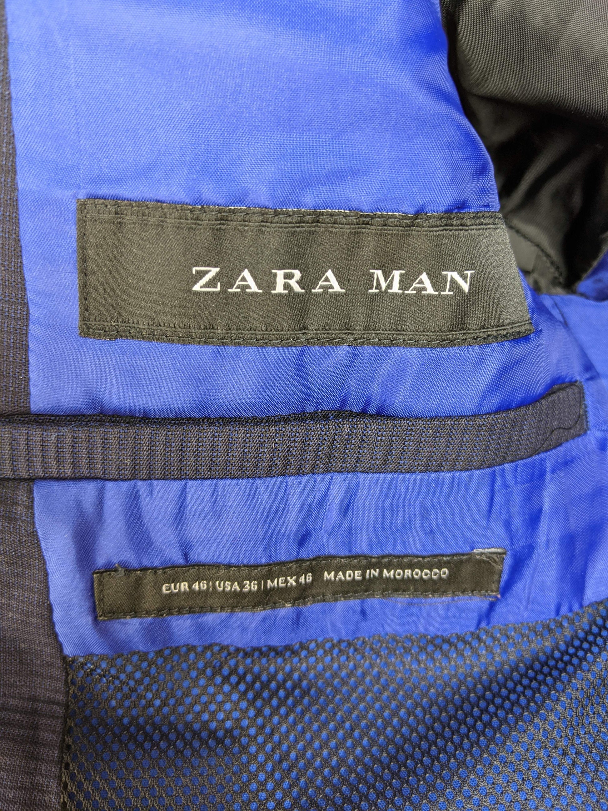 Label showing Zara Man branding and size