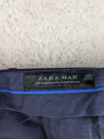 Label image of Zara Man chinos showing size and origin