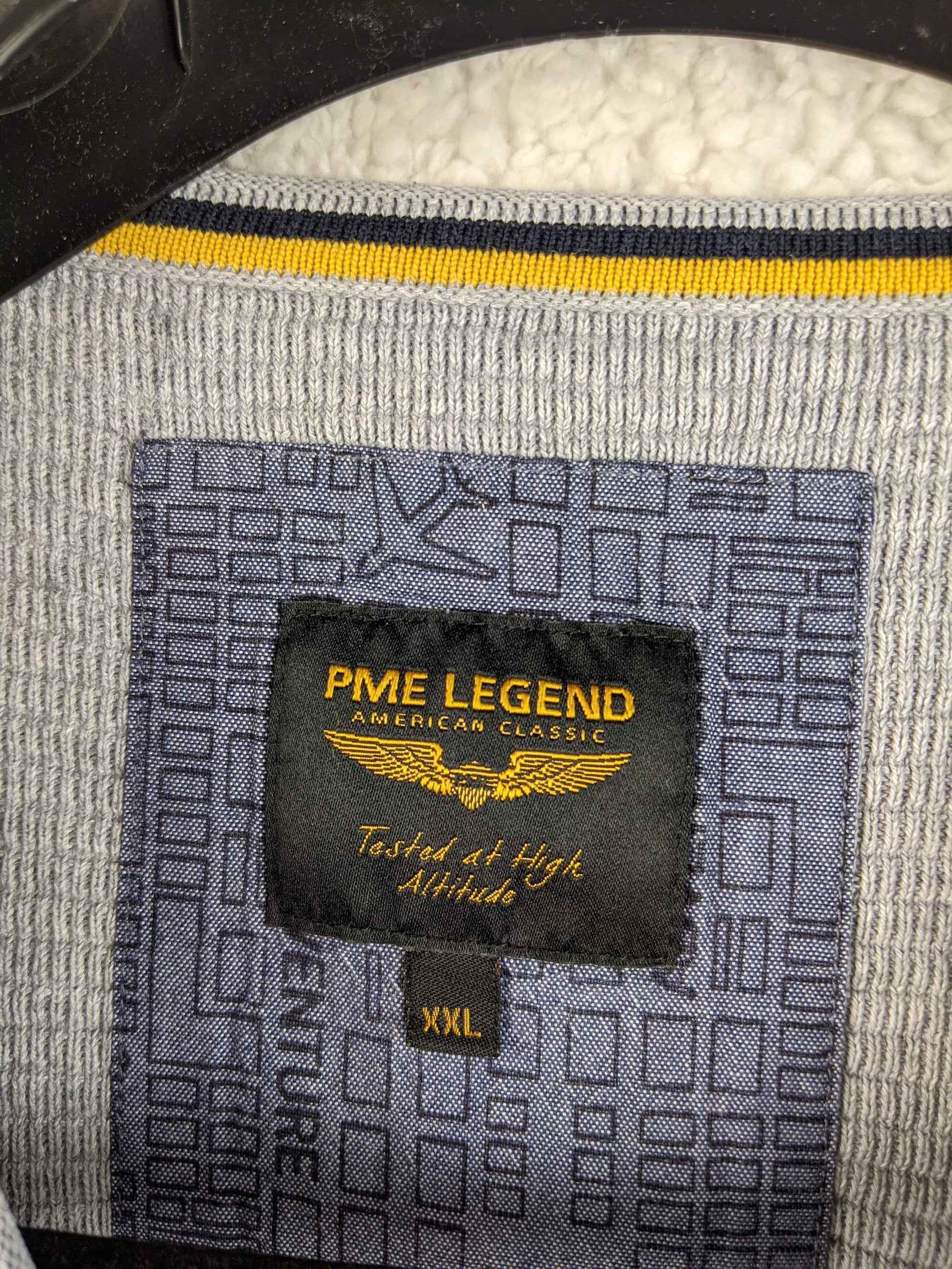 Label of PME Legend sweater showing XXL size
