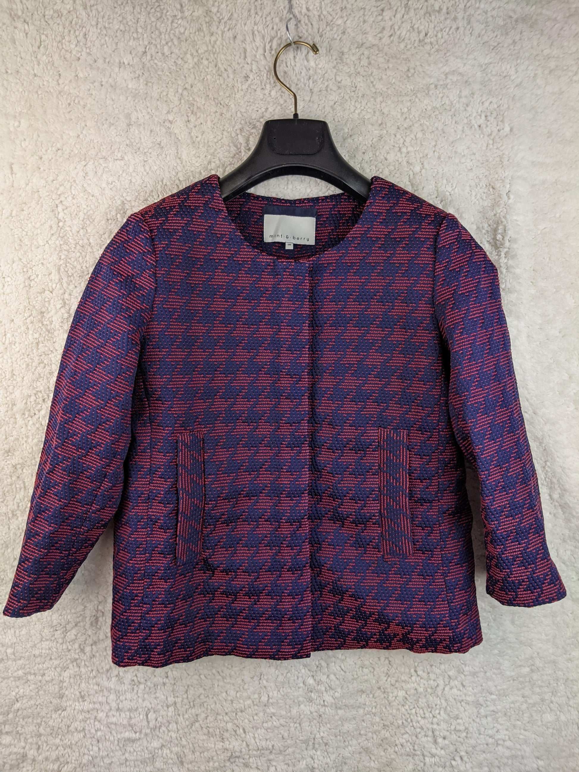 Front view of Mint & Berry jacket
