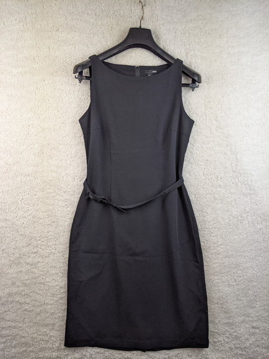 Front view of H&M black sleeveless dress