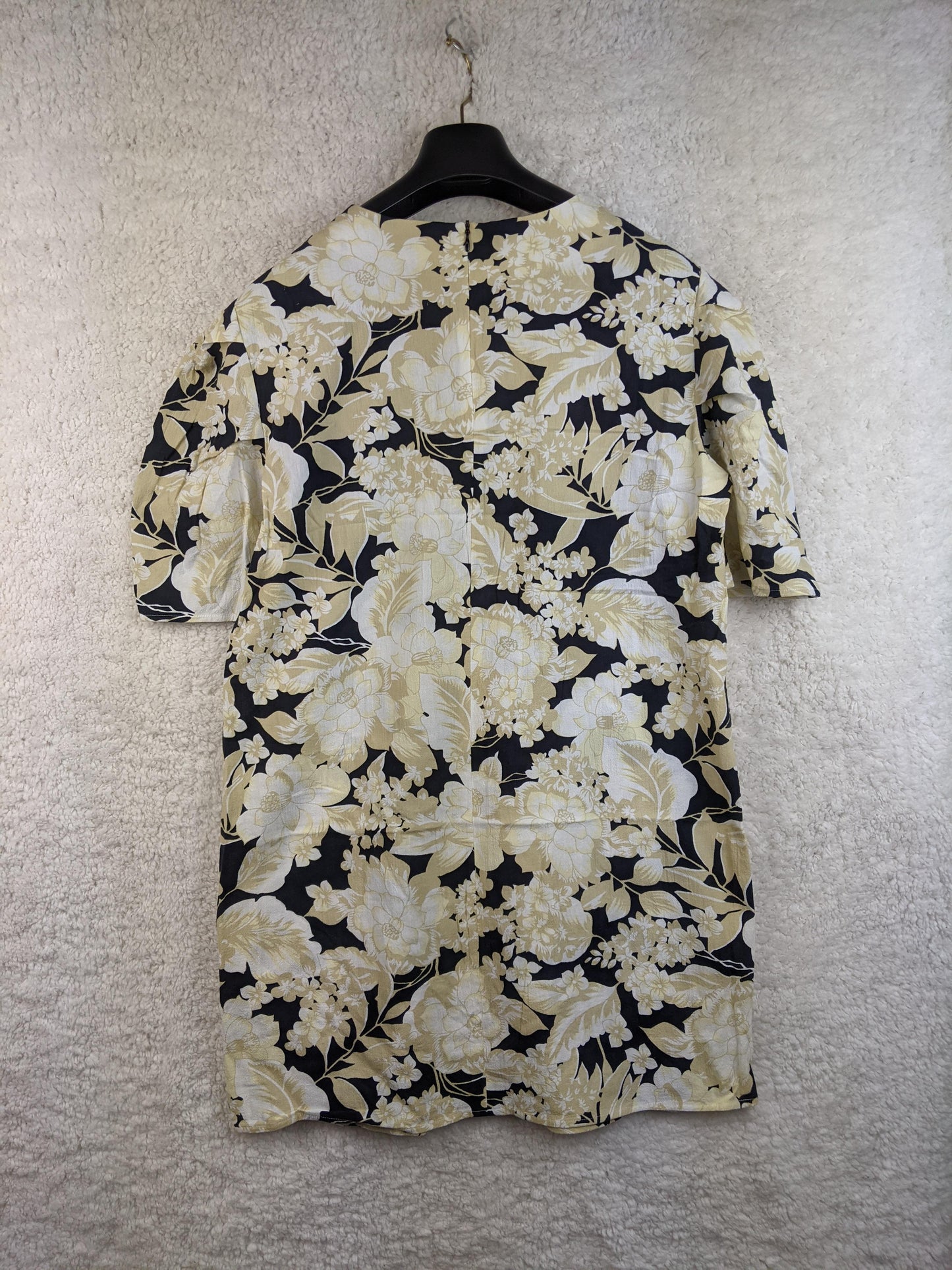 Back view of H&M floral print dress