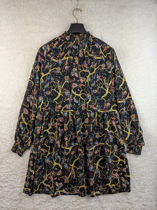 Monki floral patterned dress front view