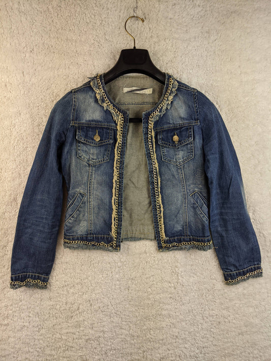 Front view of So Sweet Colors denim jacket