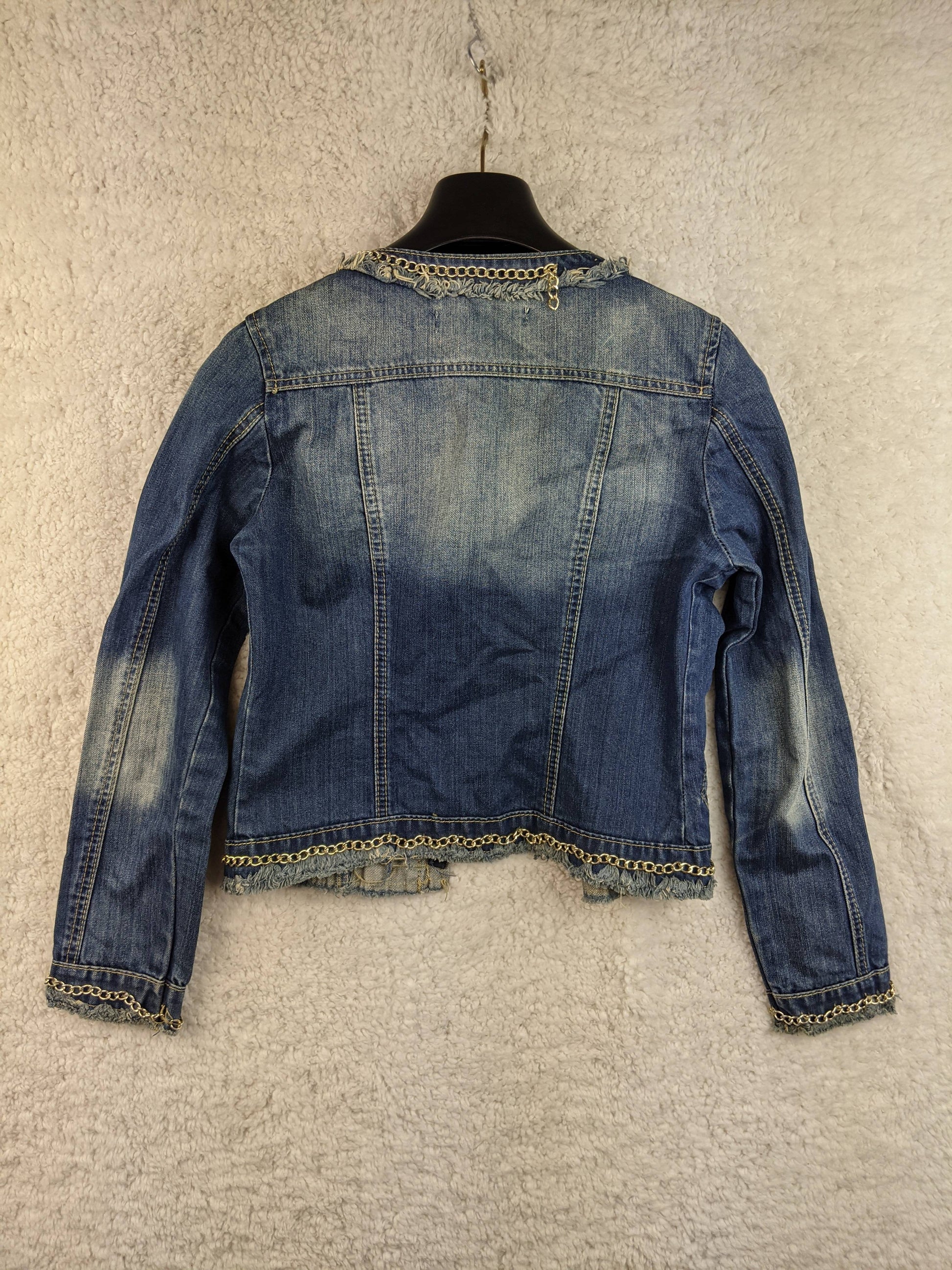 Back view of So Sweet Colors denim jacket